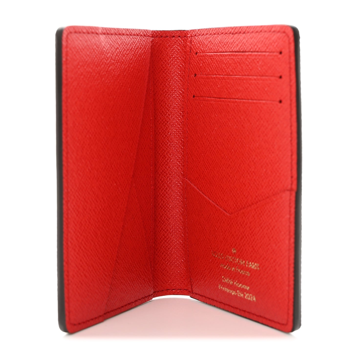 Damier Pop Pocket Organizer NM Red