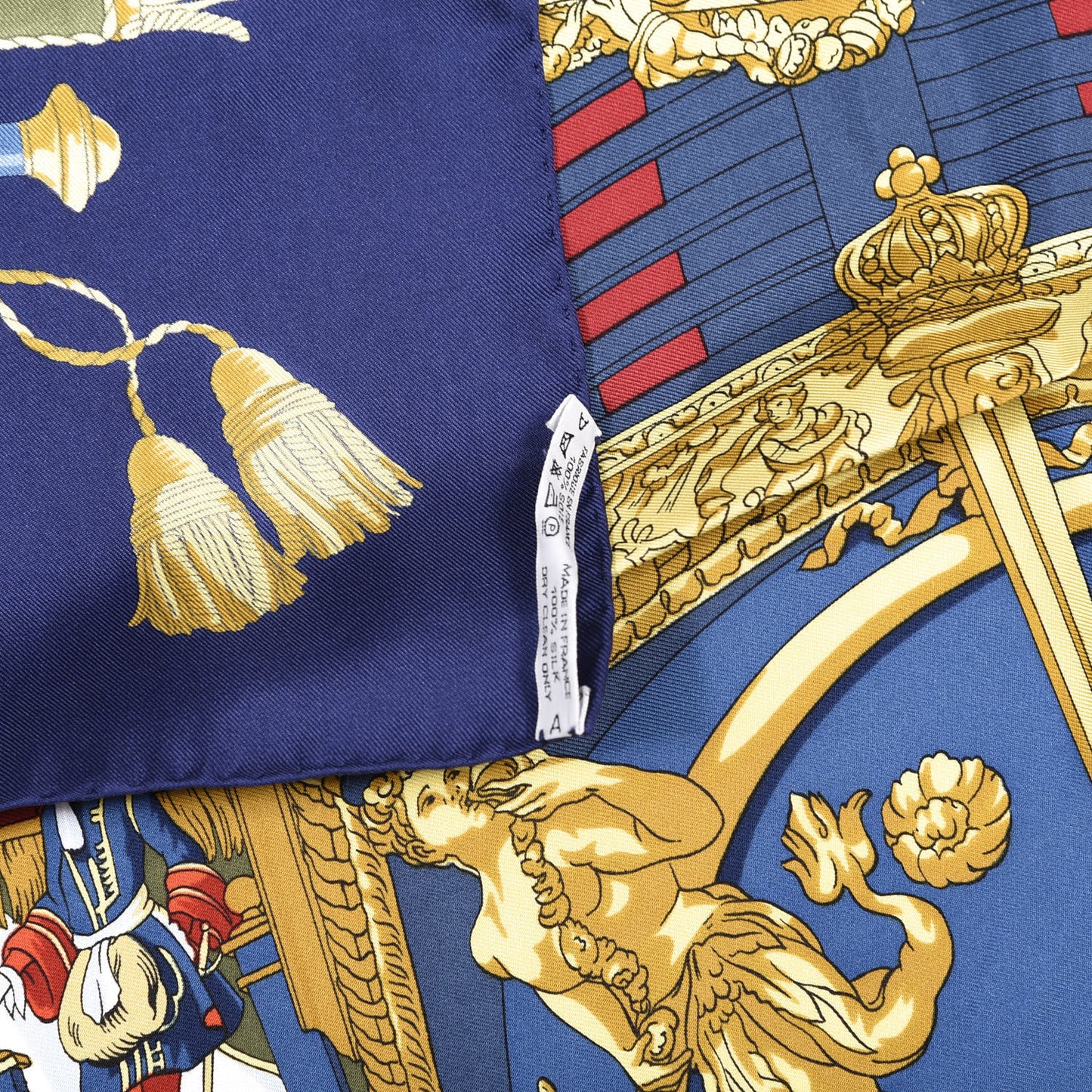 Silk Vue Du Carosse De La Galere La Reale Scarf 90