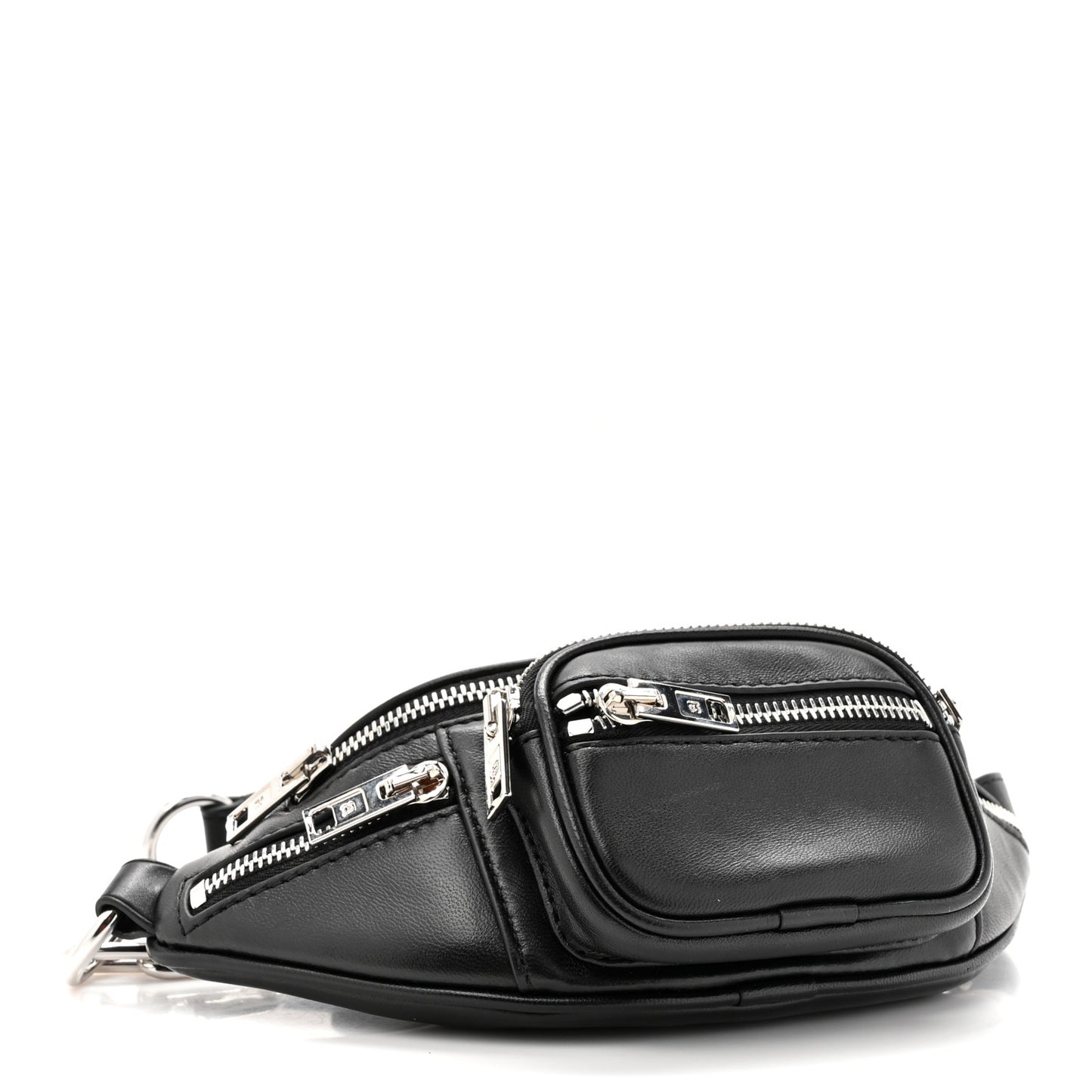 Lambskin Mini Attica Belt Bag Black