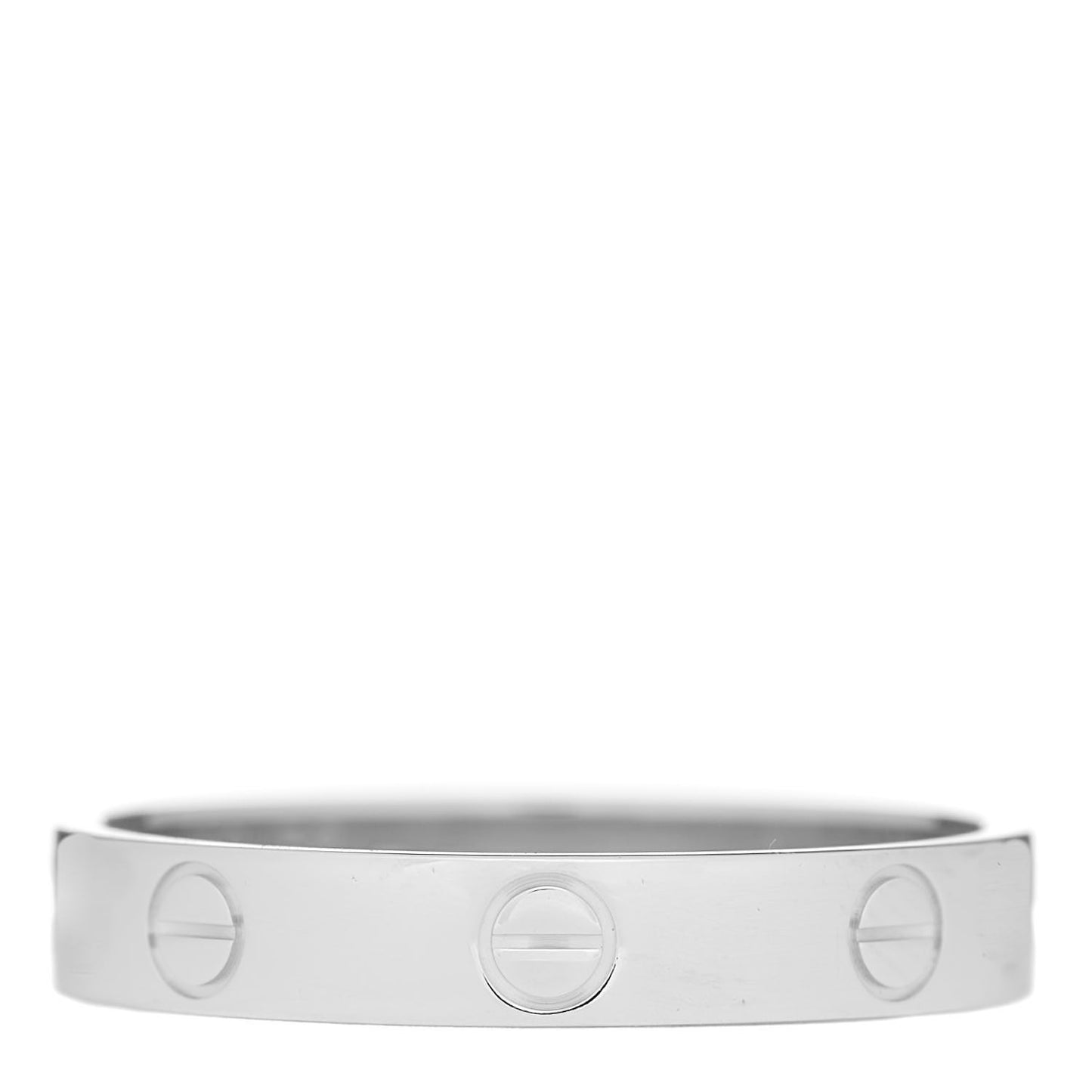 18K White Gold 3.5mm LOVE Wedding Band Ring 59 8.75