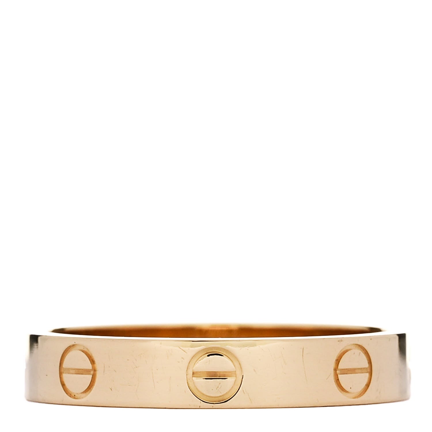 Cartier 18K Yellow Gold 3.5mm LOVE Wedding Band Ring 57 8 1 of 5