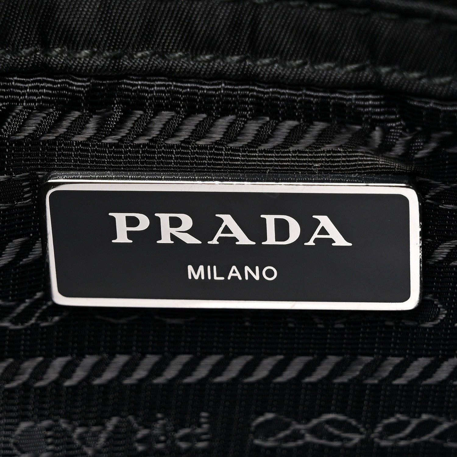 Prada Re-Nylon Nappa Triangle Quilted Padded Double Handled Zip Pocket Tote Black 6 of 9