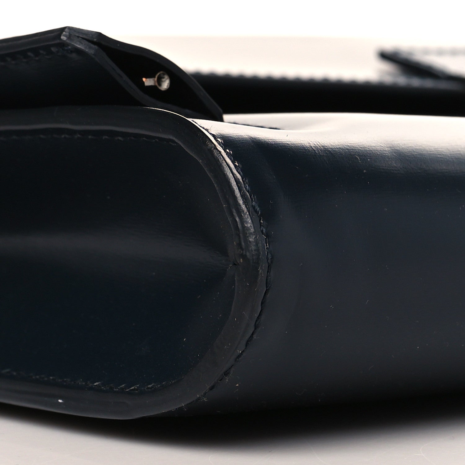 Dolce & Gabbana Vitello Large Zip Clutch Dark Blue 8 of 9