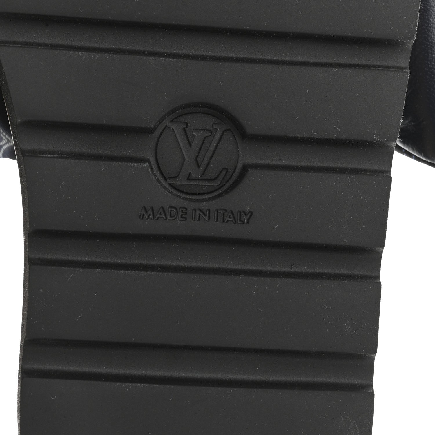 Louis Vuitton Nylon Monogram Womens Pool Pillow Comfort Mules 38 Navy Blue 8 of 9