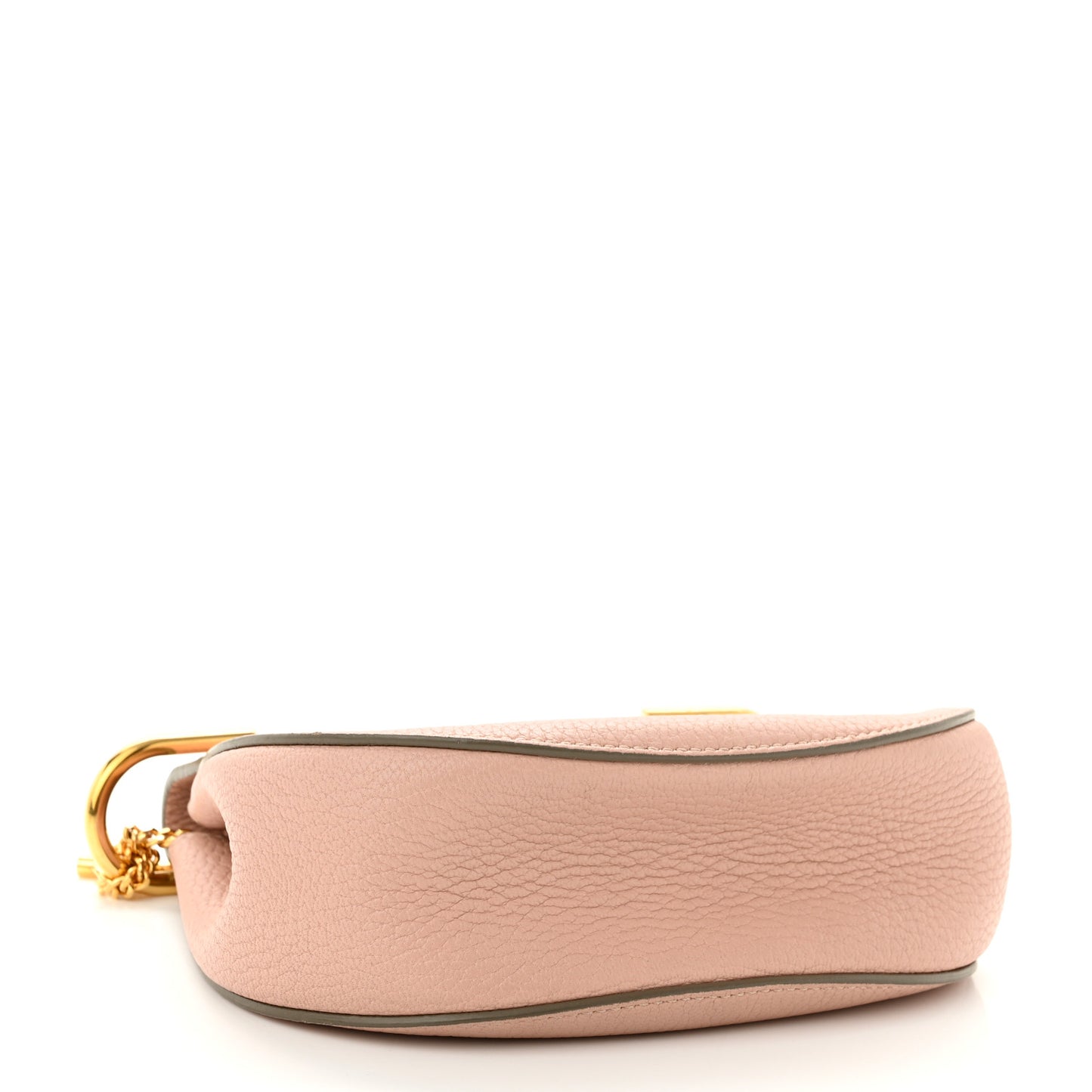 Grained Lambskin Mini Drew Shoulder Bag Misty Rose