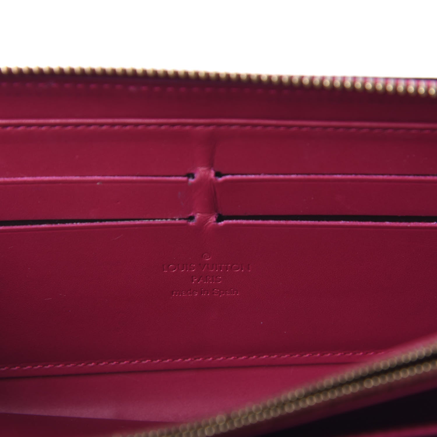 Louis Vuitton Vernis Zippy Wallet Rose Indien 8 of 9