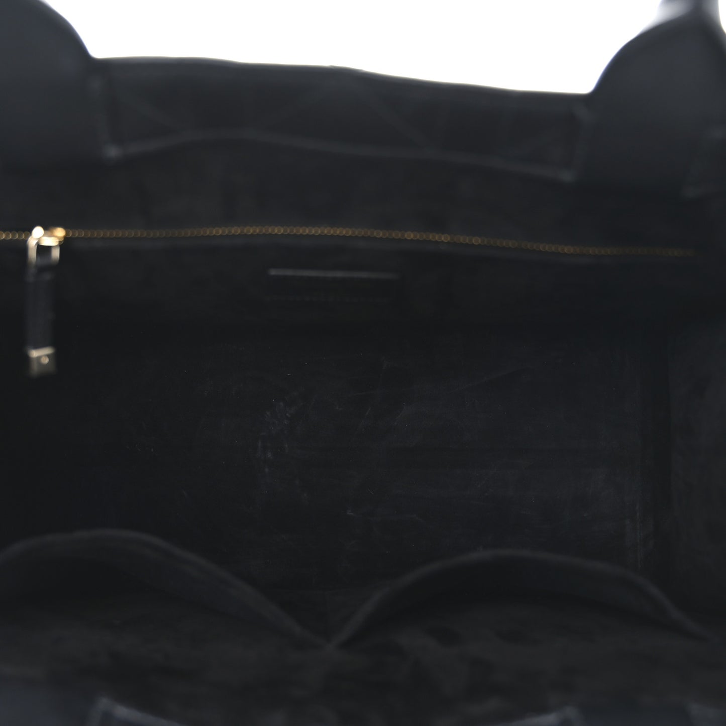 Calfskin Macro Cannage Medium Book Tote Black