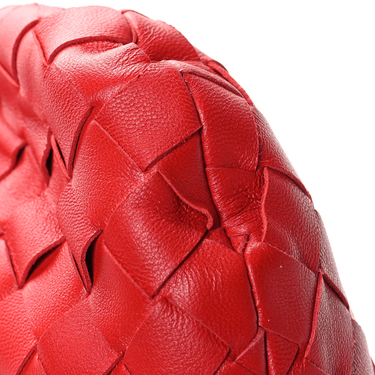 Bottega Veneta Nappa Intrecciato Mini Jodie Red 10 of 11