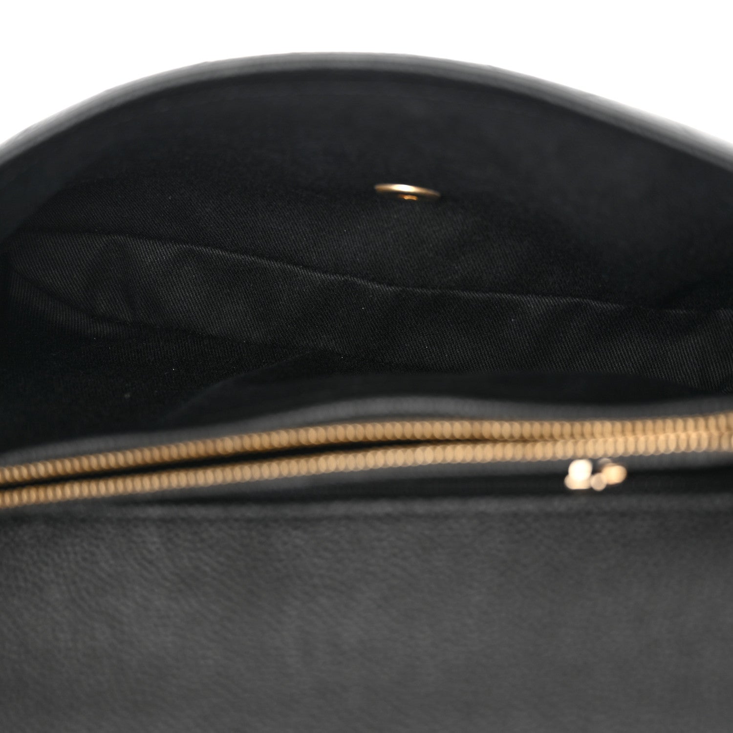 Chanel Grained Calfskin Stitched Flap Black 5 of 16