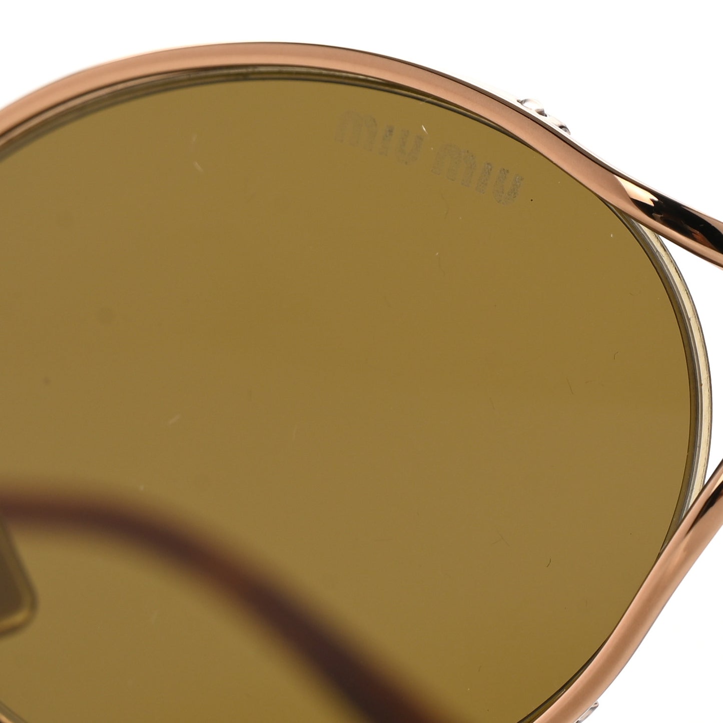 Metal Oval Sunglasses SMU52Y Tortoise