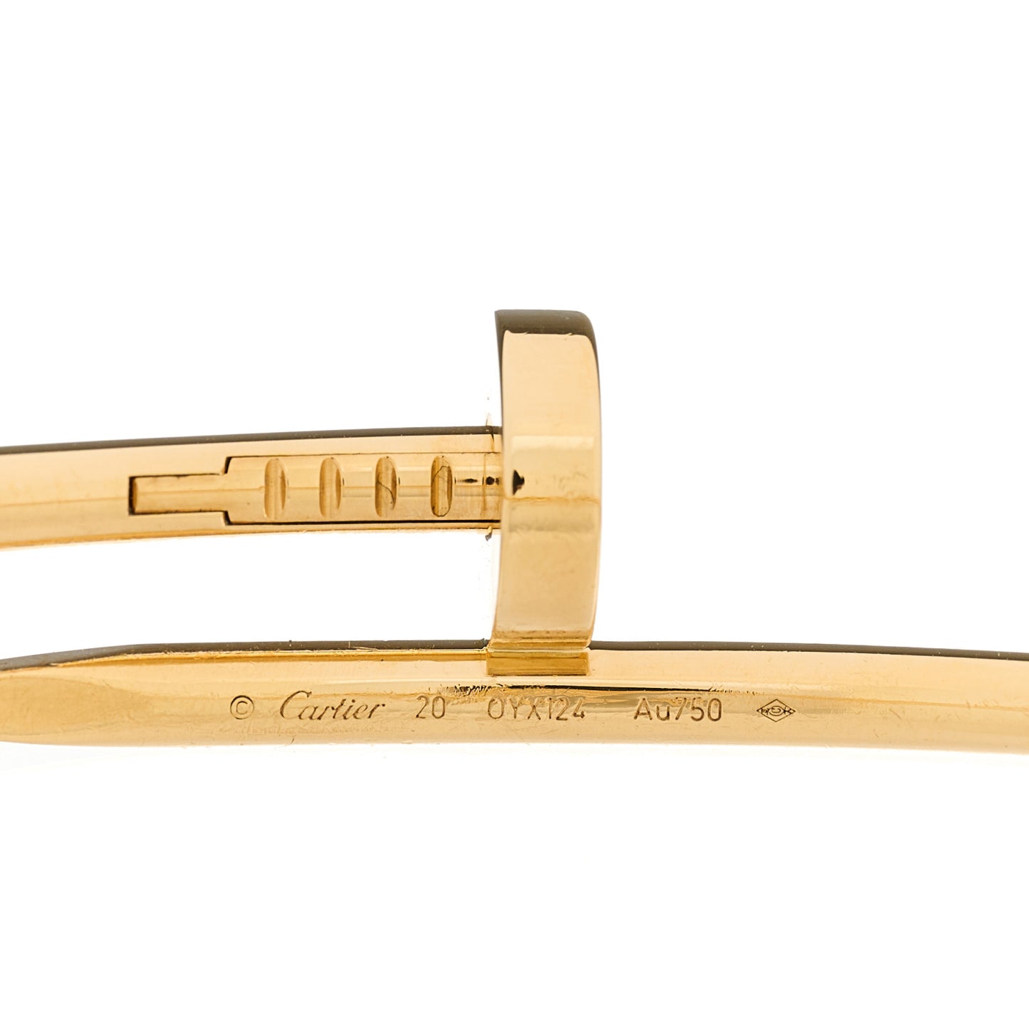 18K Yellow Gold Juste Un Clou Bracelet 20