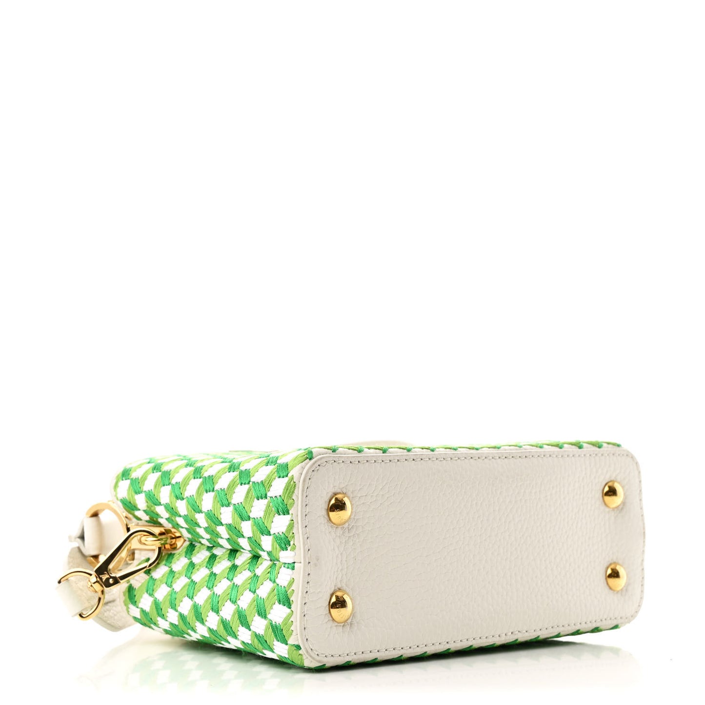 Taurillon Braided Capucines Mini Vert