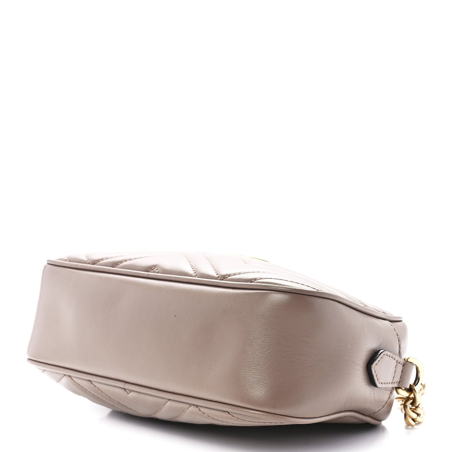 Calfskin Matelasse Small GG Marmont Chain Shoulder Bag Porcelain Rose