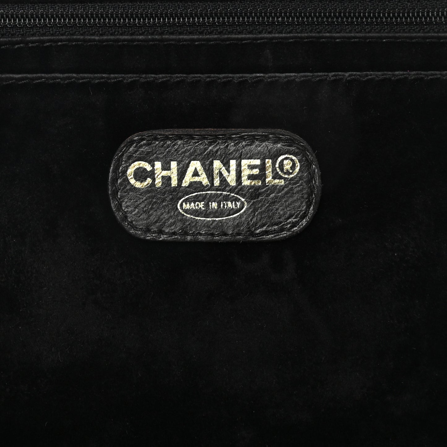 Patent CC Vanity Cosmetic Case Black