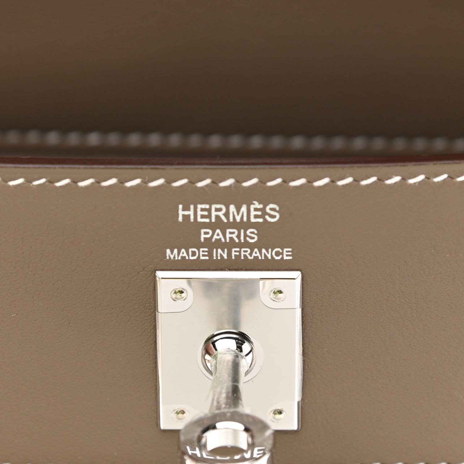Hermes Swift Kelly Padded Sellier 25 Etoupe 6 of 10