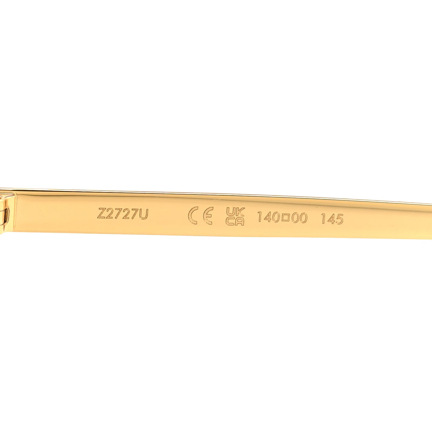 Metal LV Golden Mask Sunglasses Z2727U Gold