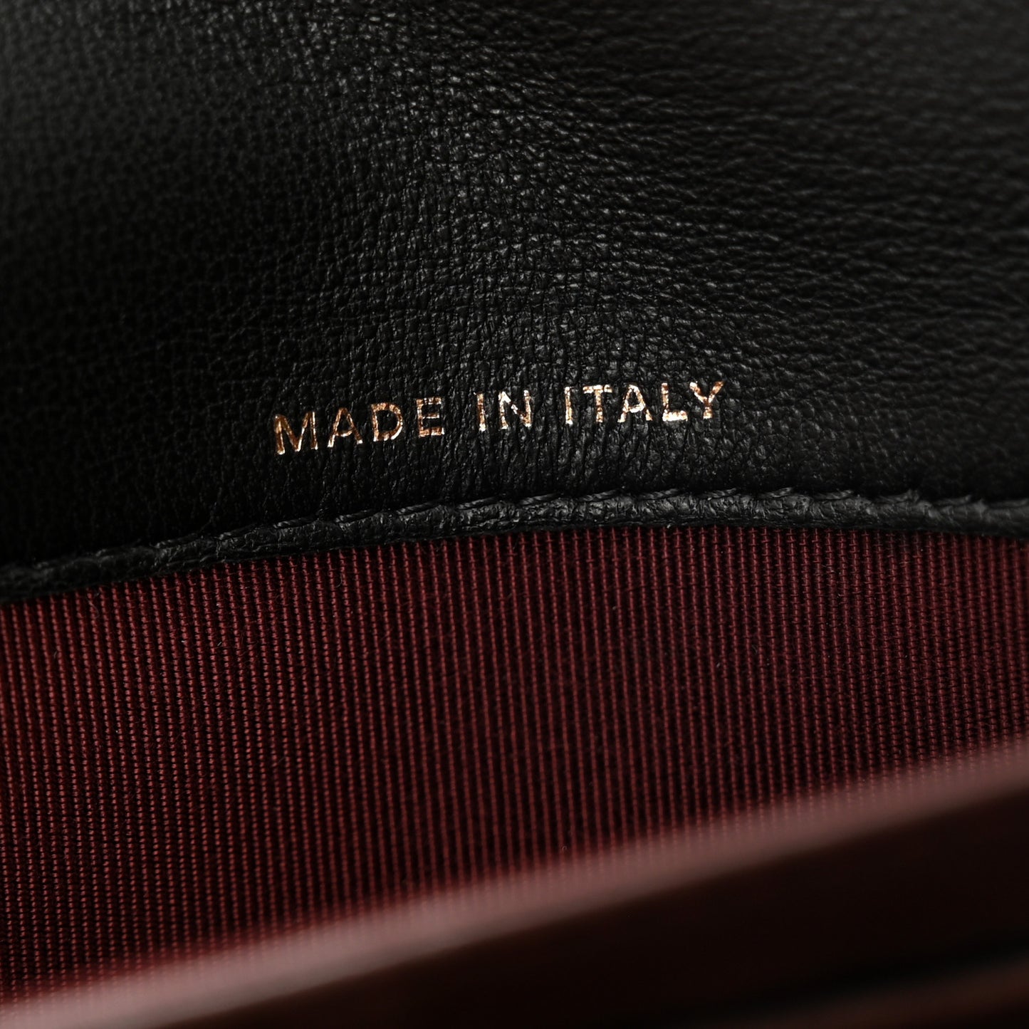 Lambskin Quilted Large Gusset Flap Wallet Black