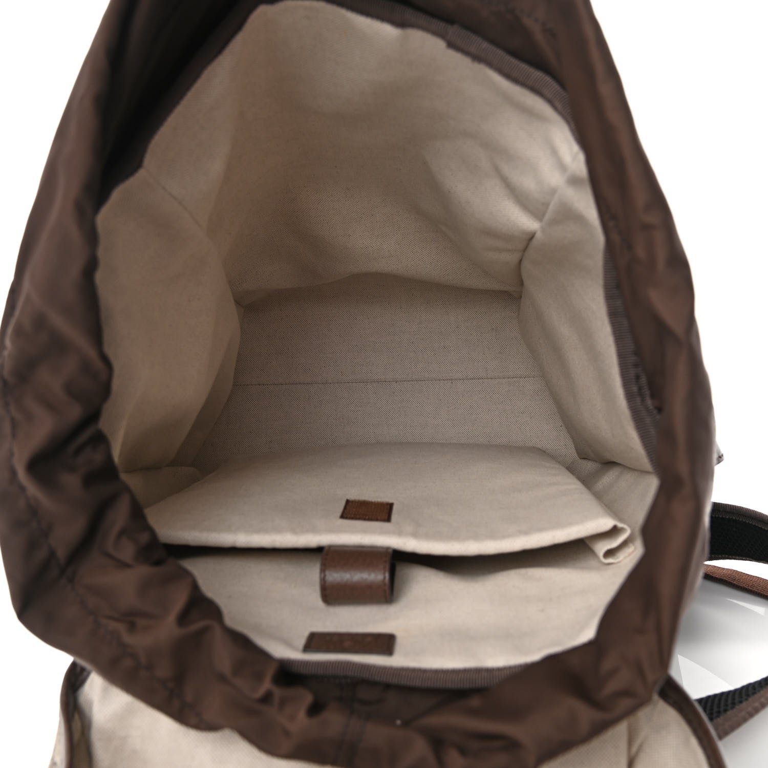 Gucci GG Supreme Monogram Medium Ophidia Double Buckle Backpack Brown 5 of 10