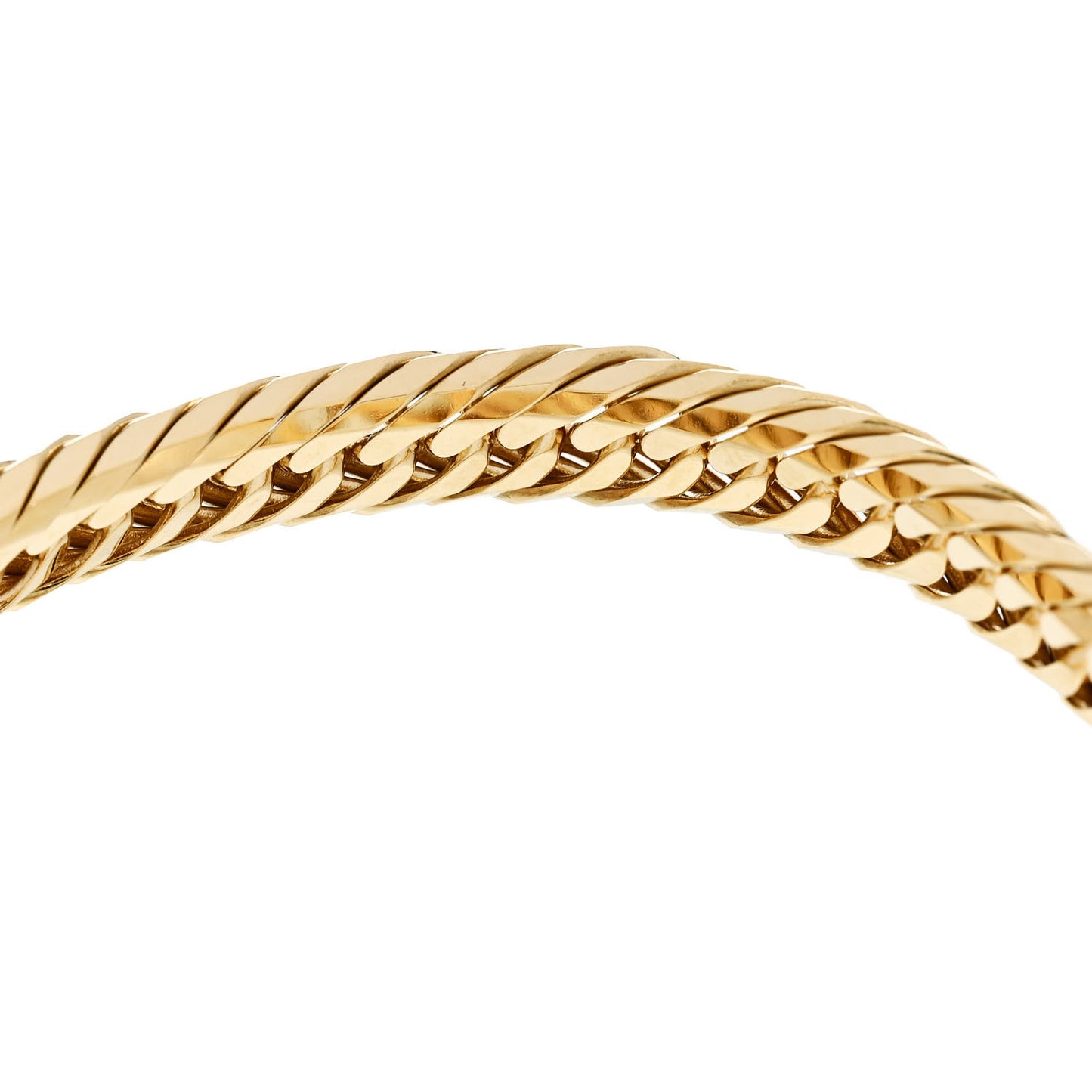 18K Yellow Gold Diamond .38ct Chain Bracelet