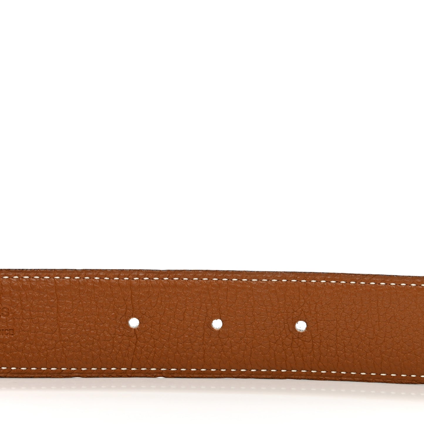 Box Togo Constance H Belt 85 34 Black Gold