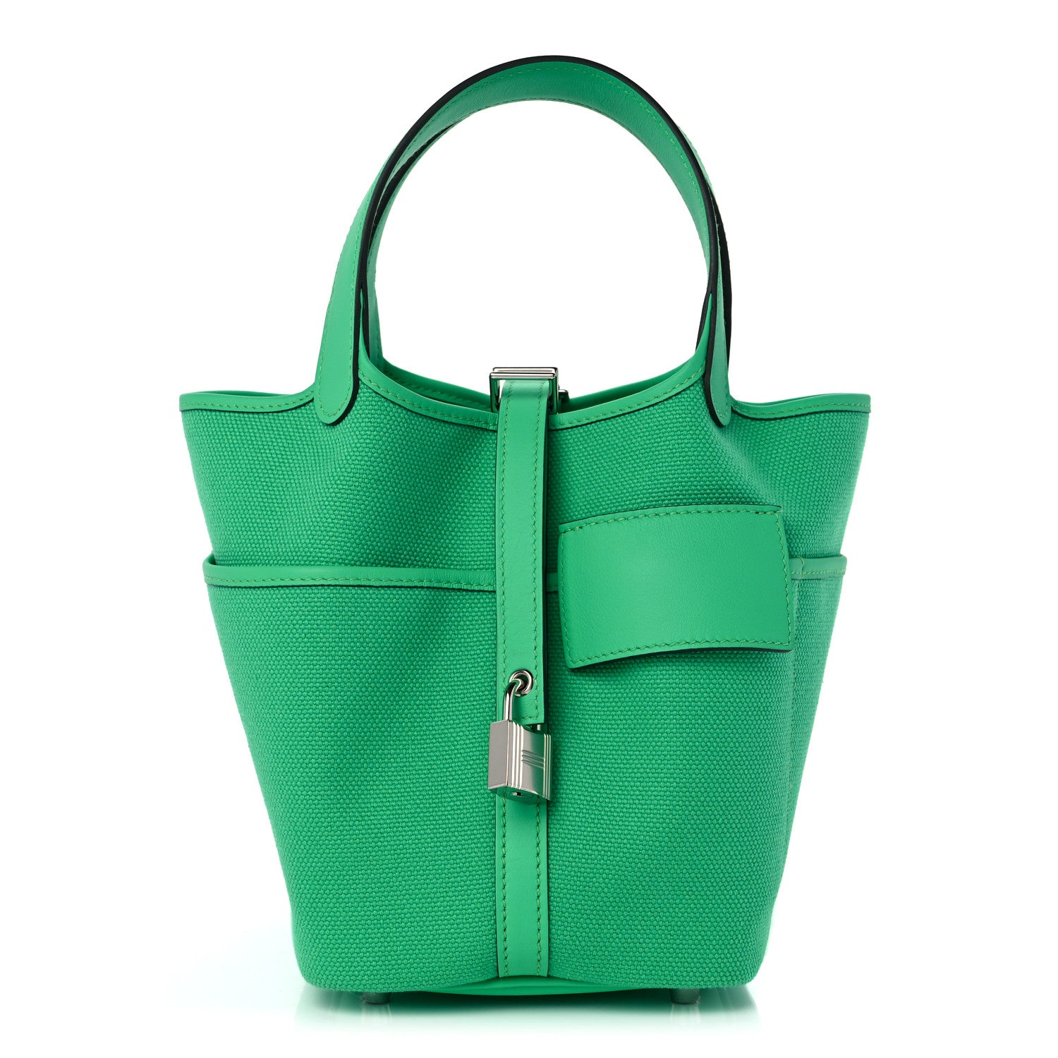 Hermes Toile Goeland Swift Cargo Picotin Lock 18 Vert Comics