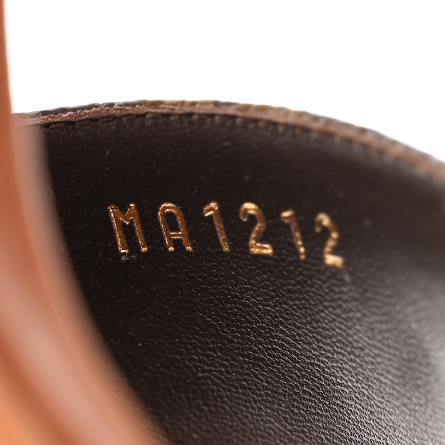 Calfskin Perforated Monogram Silhouette Sandals 36 Gold