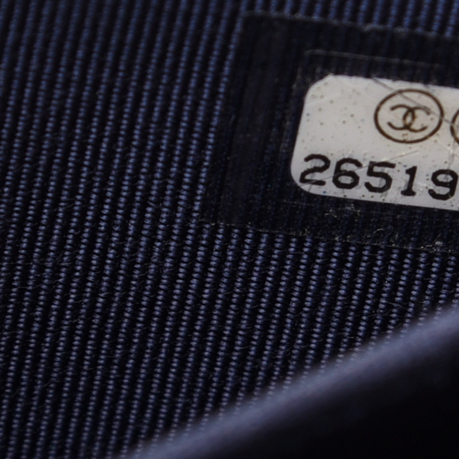 Chanel Caviar Quilted Flap Card Holder Wallet Navy Blue 9 of 9