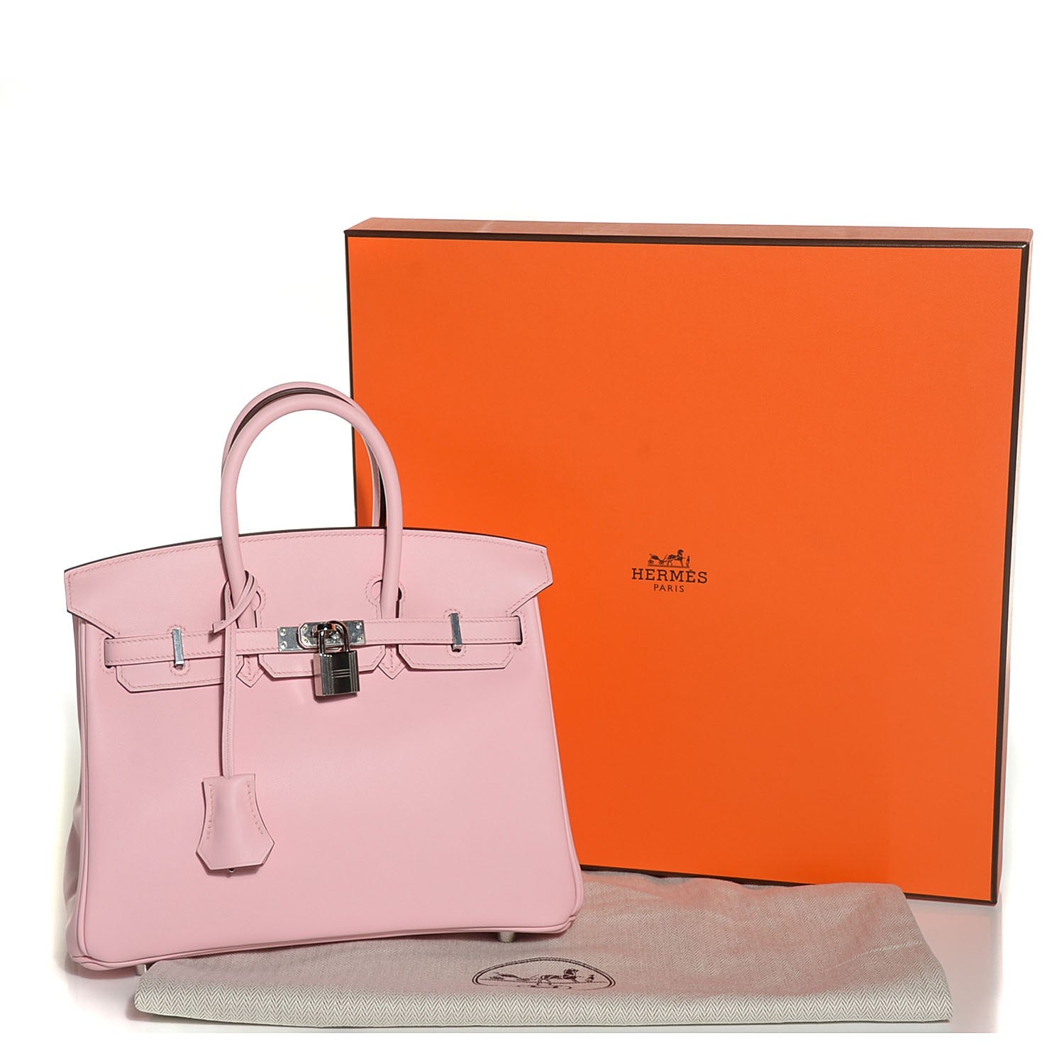 Hermes Swift Birkin 25 Rose Sakura 5 of 25