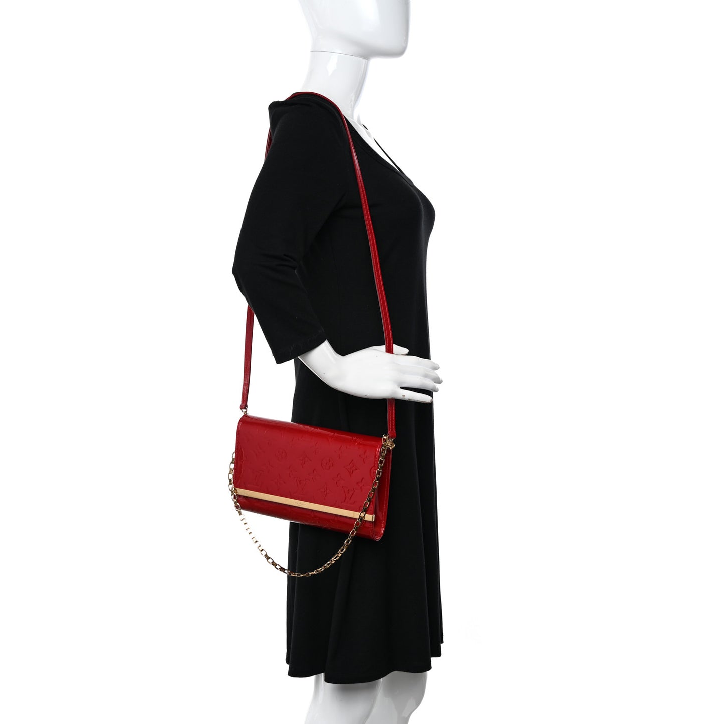 Vernis Monogram Ana Pomme D'Amour Clutch
