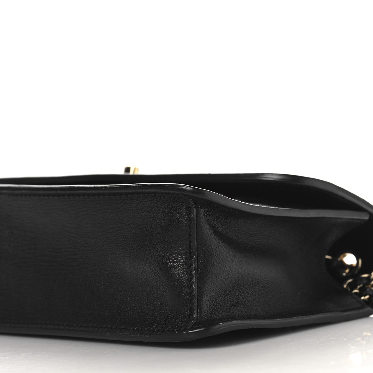 Chanel Lambskin Stitched Quilted Flap Black 10 of 11