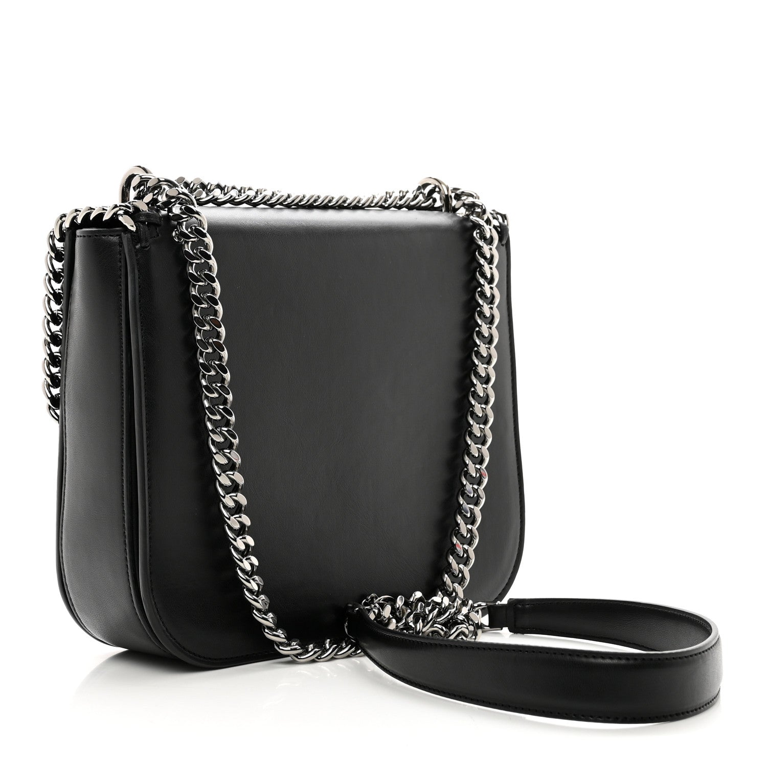 Stella McCartney Eco Alter Nappa Medium Falabella Box Bird Shoulder Bag Black 3 of 10