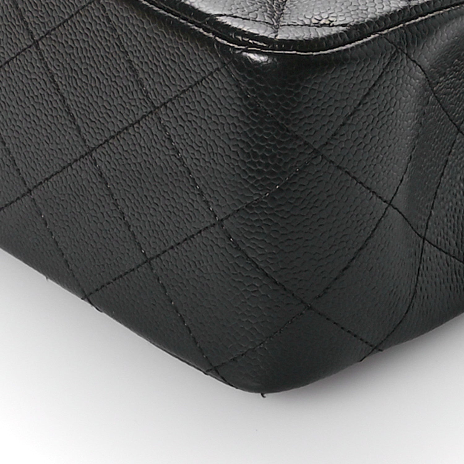 Chanel Caviar Quilted Jumbo Double Flap Black 10 of 11