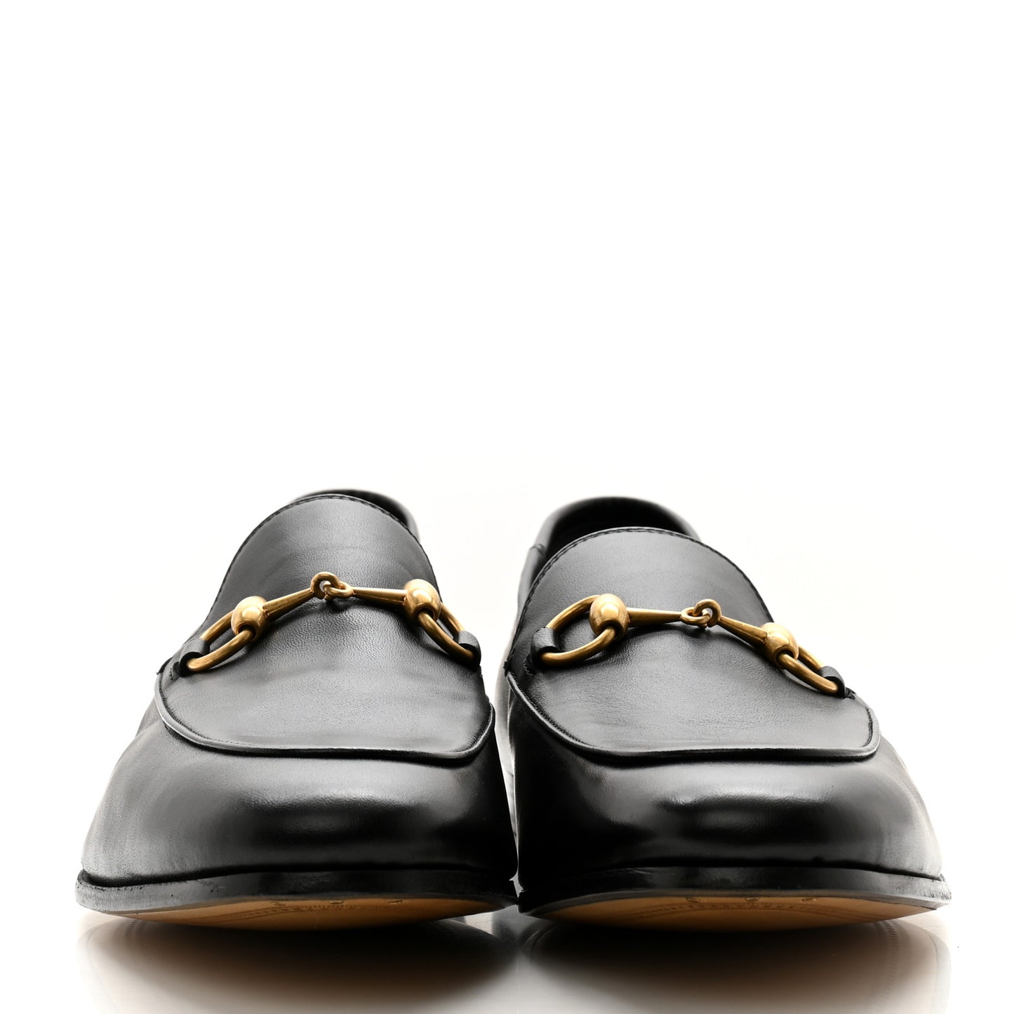 Lambskin Mens Brixton Horsebit Loafers 8 Black