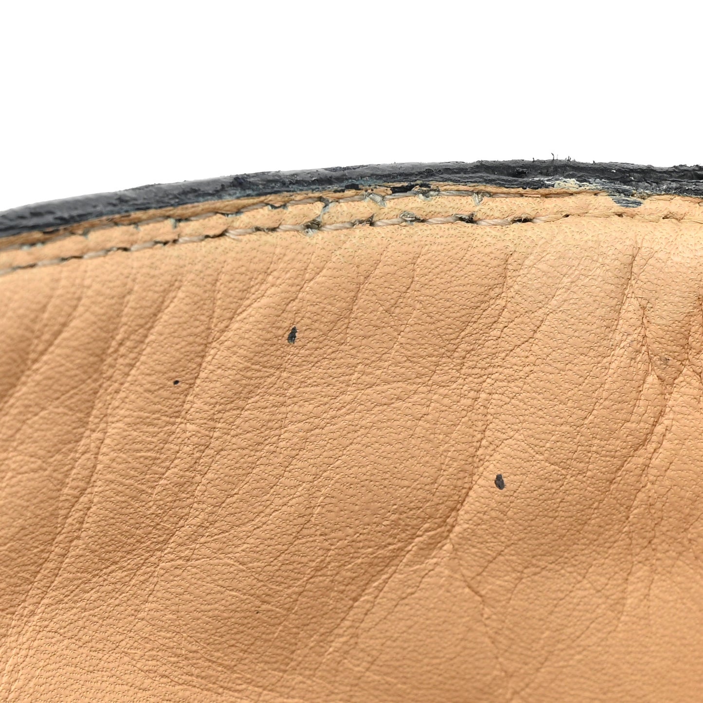 Calfskin Mens Louis Spikes Flat Sneakers 44 Navy Black