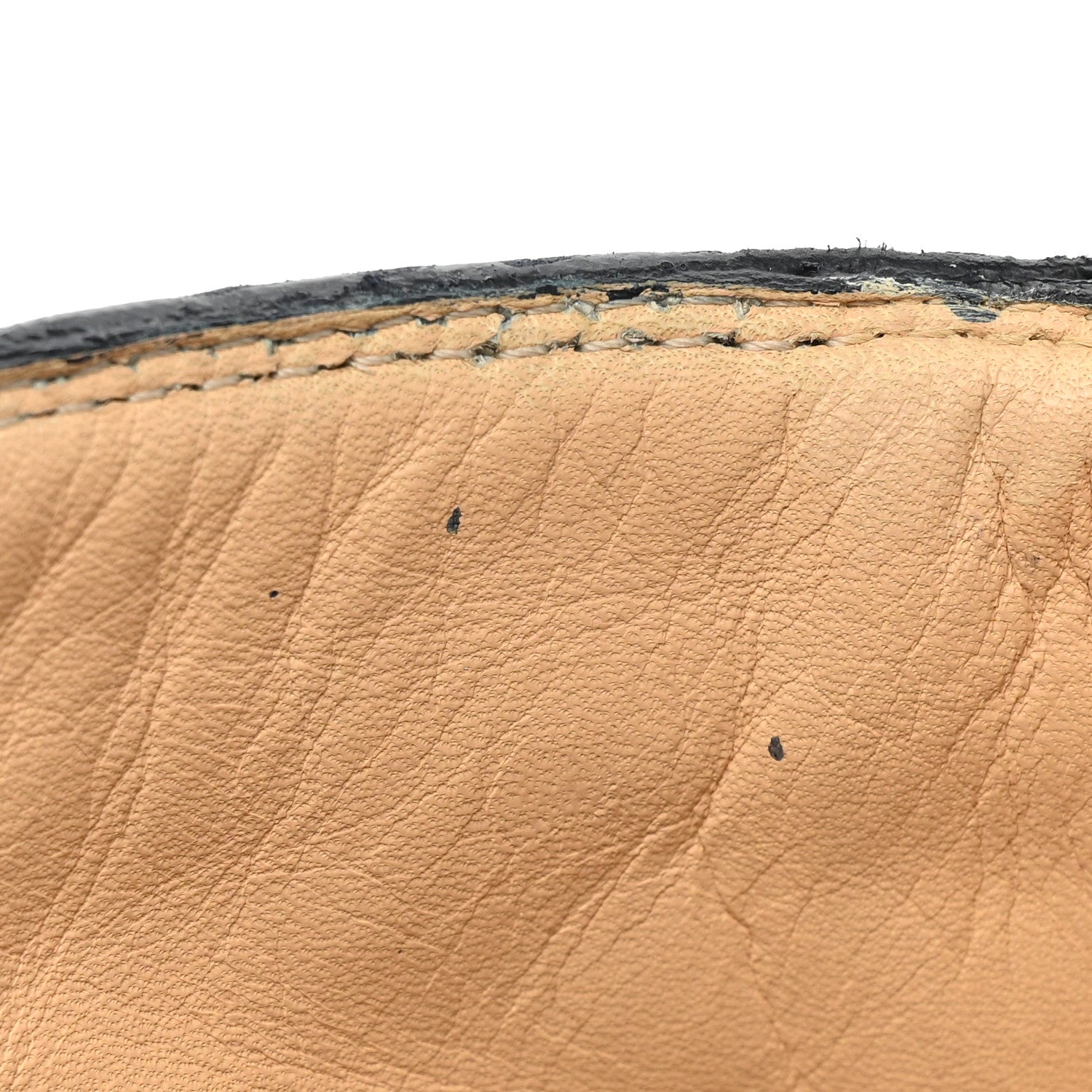 Christian Louboutin Calfskin Mens Louis Spikes Flat Sneakers 44 Navy Black 11 of 14