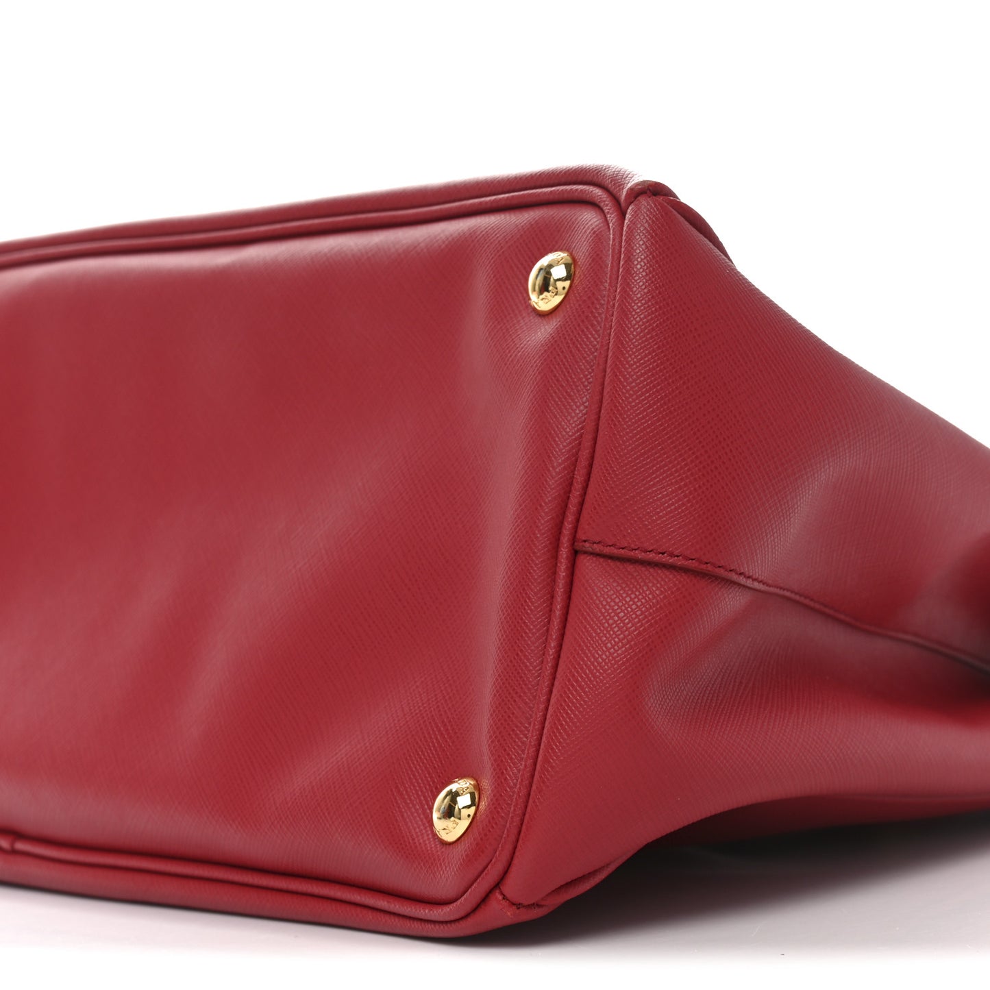 Saffiano Lux Large Galleria Double Zip Tote Fuoco
