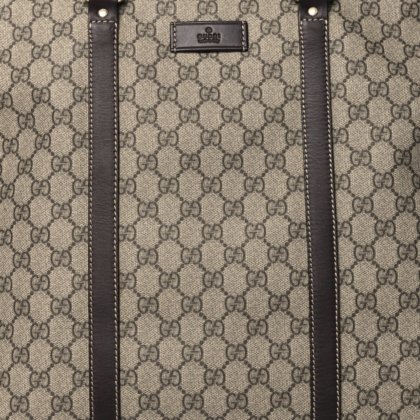 GG Plus Monogram Medium Joy Tote Dark Brown
