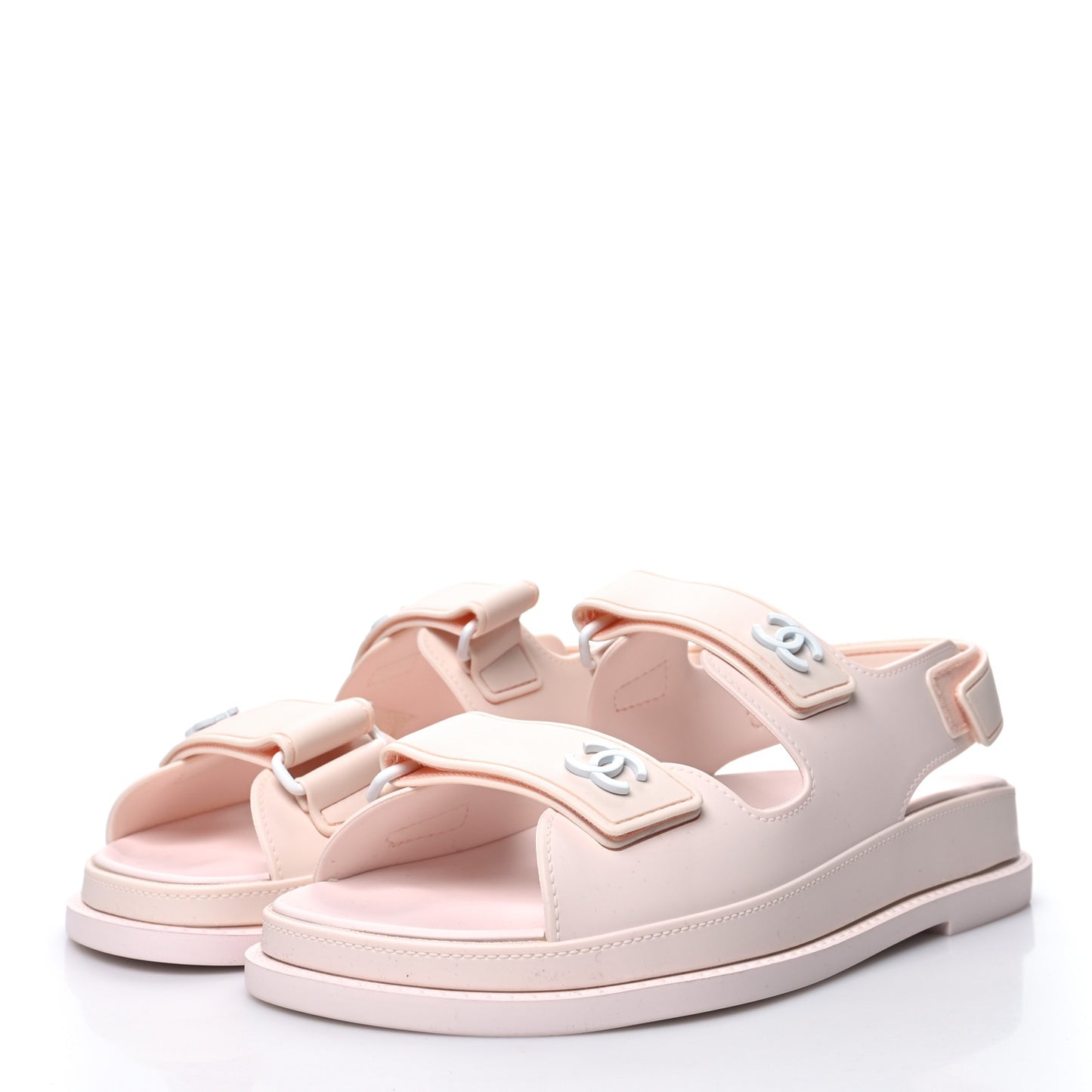 Rubber CC Dad Sandals 35 Pale Pink