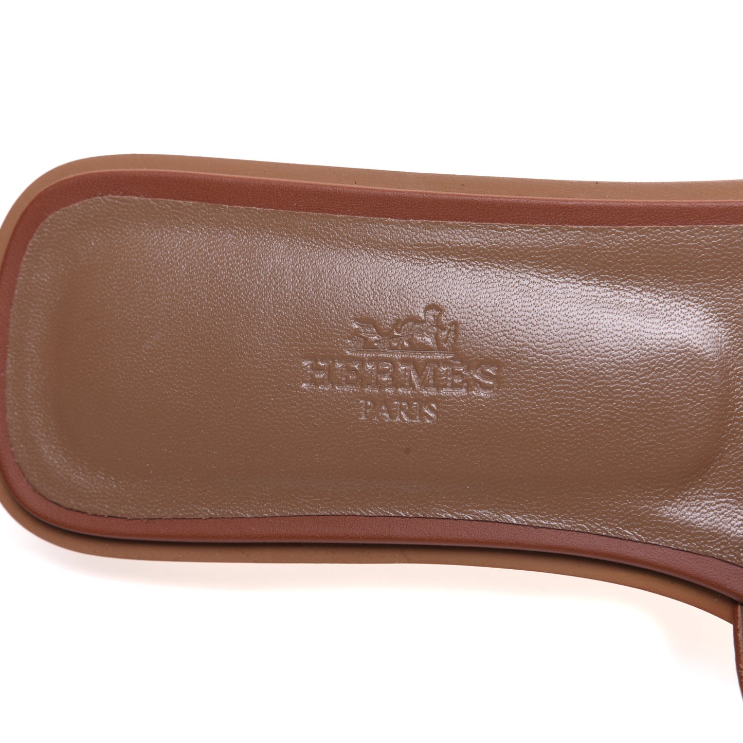 Box Calfskin Oran Sandals 38 Gold