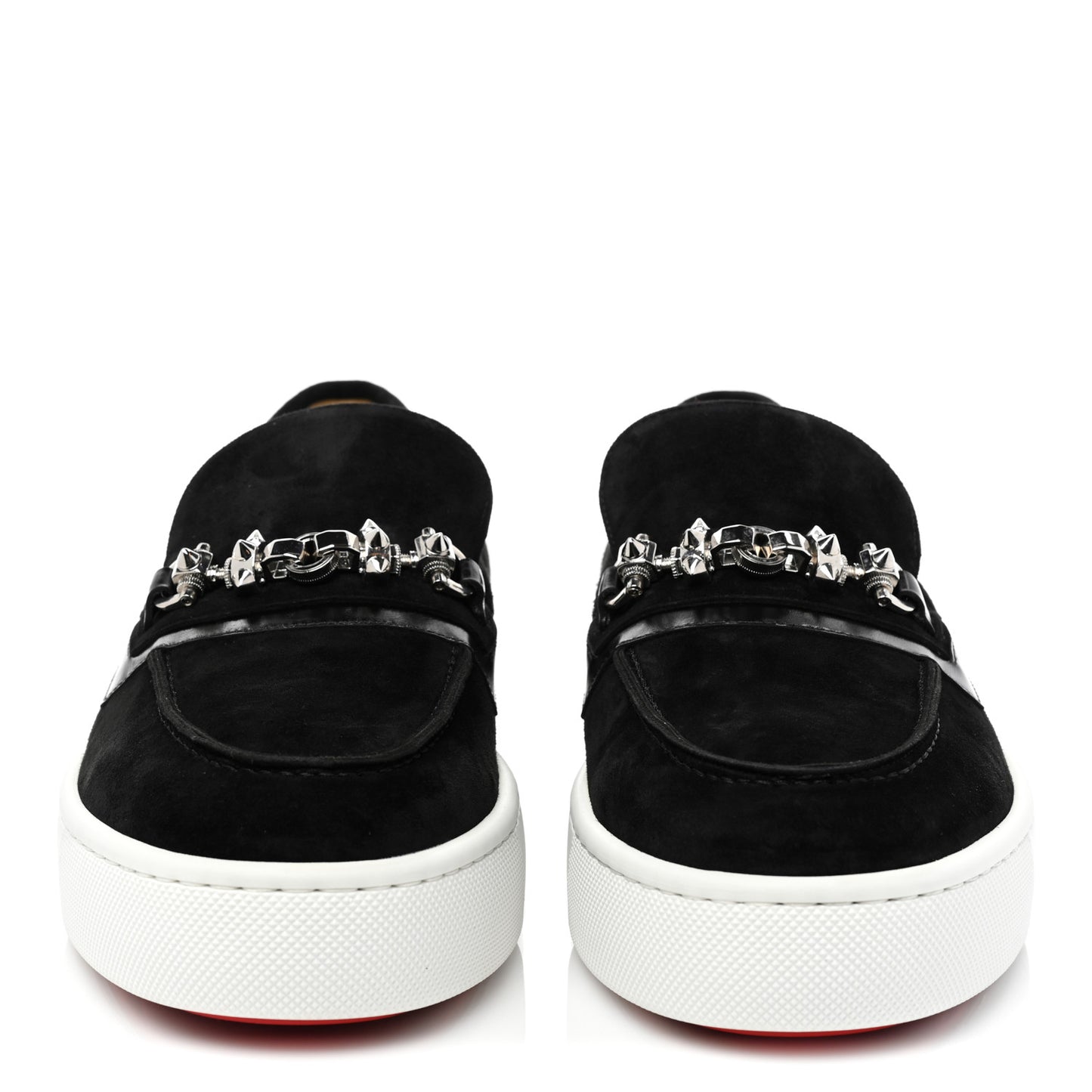 Veau Velours Metallur Sneakers 43 Black Silver