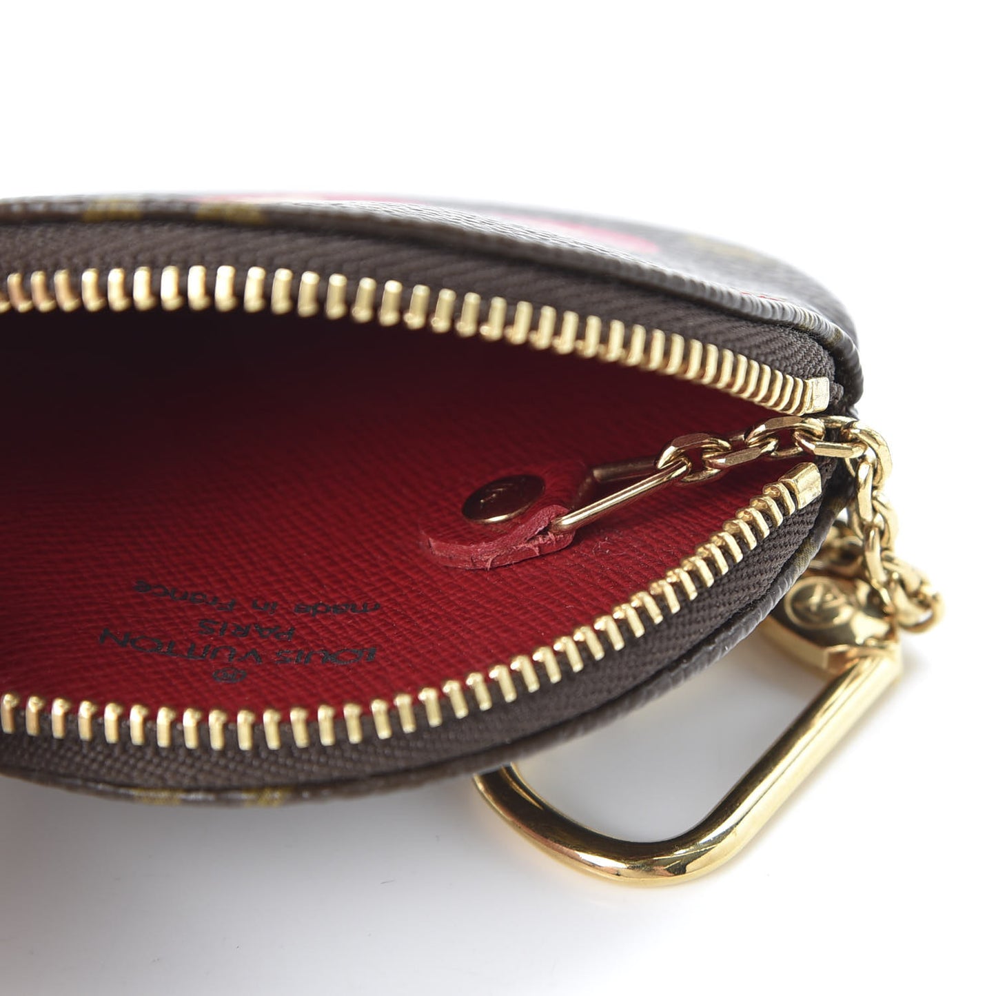 Monogram Cerises Round Coin Purse