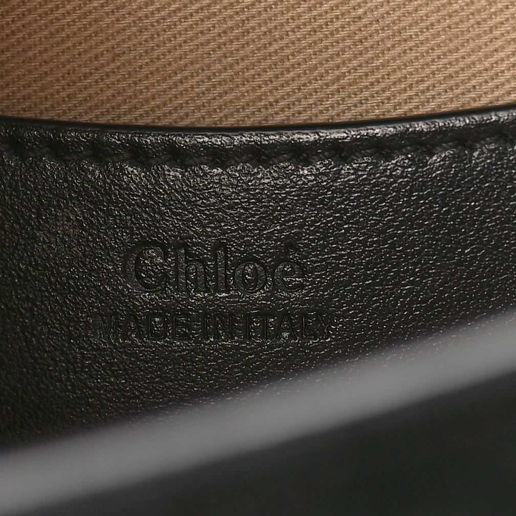 Chloe Calfskin Suede Large Tess Bag Black 6 of 13