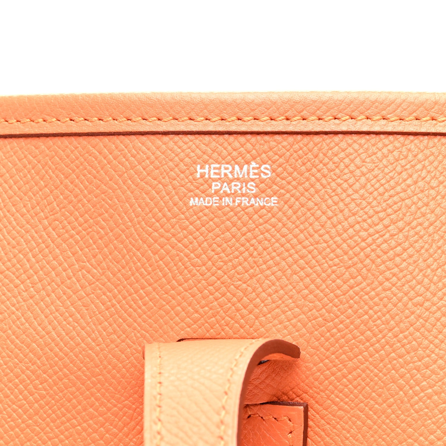 Hermes Epsom Evelyne II PM Orange 6 of 10