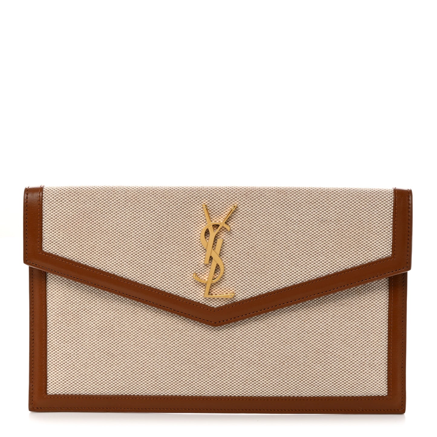 Canvas Uptown Pouch Natural Beige Brick