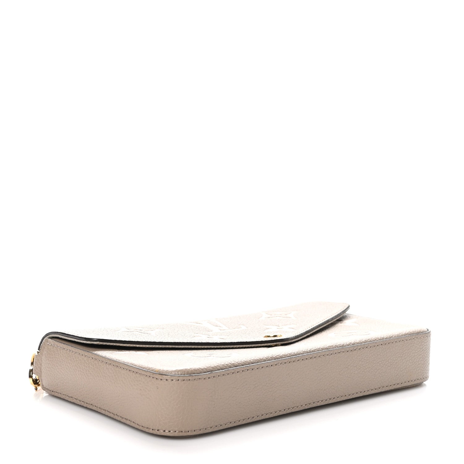Louis Vuitton Empreinte Monogram Giant Felicie Pochette Tourterelle Creme 8 of 10