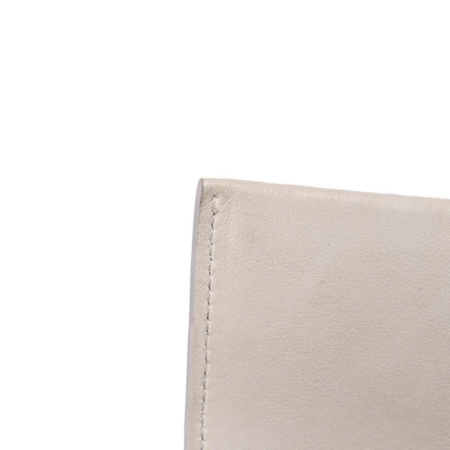 Calfskin Sedgwick Zip Clutch White