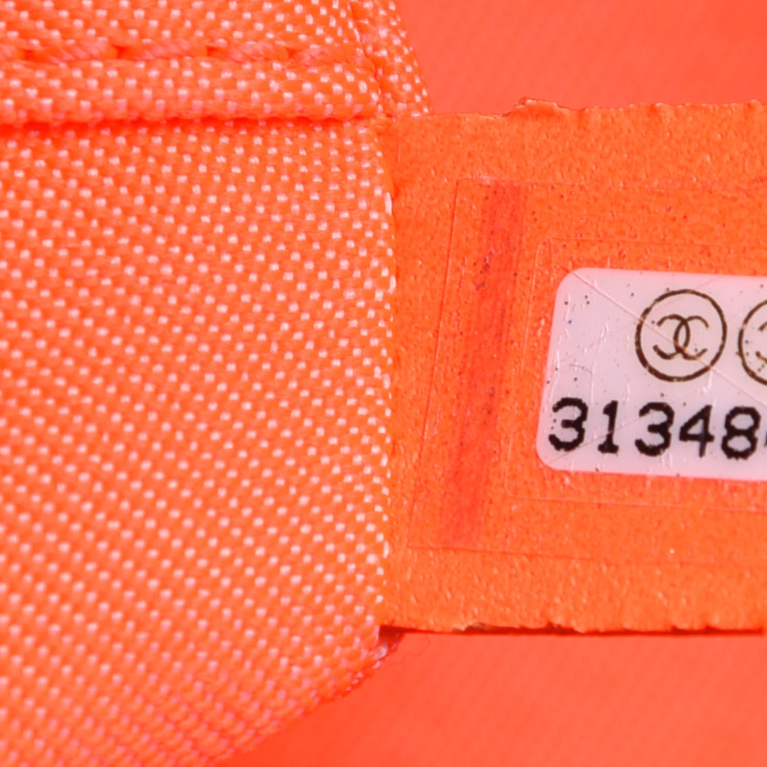 Chanel Mixed Fibers Small Deauville Tote Blue Orange 9 of 10