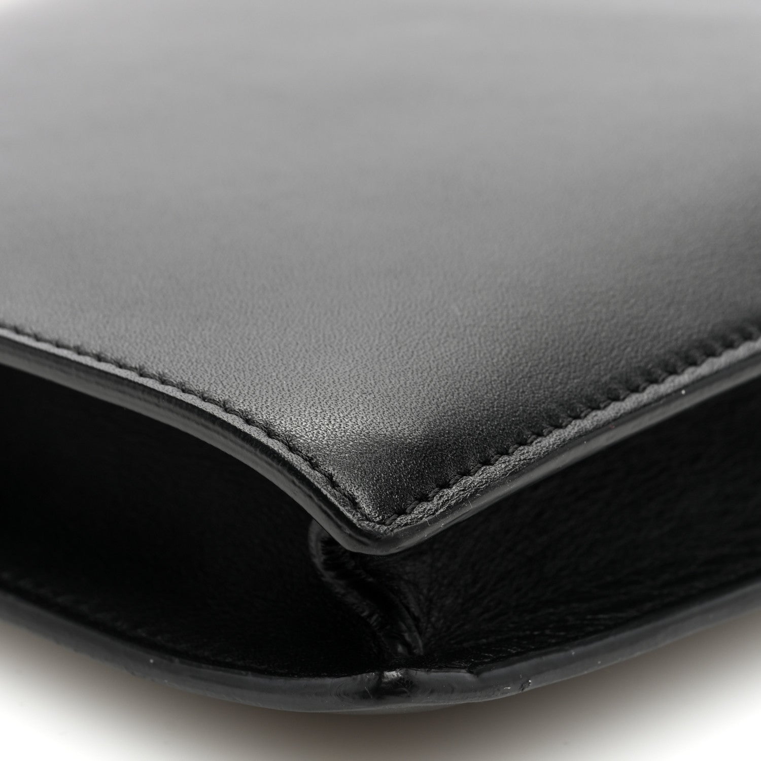 Celine Smooth Calfskin Mini Clasp Bag Black 8 of 9