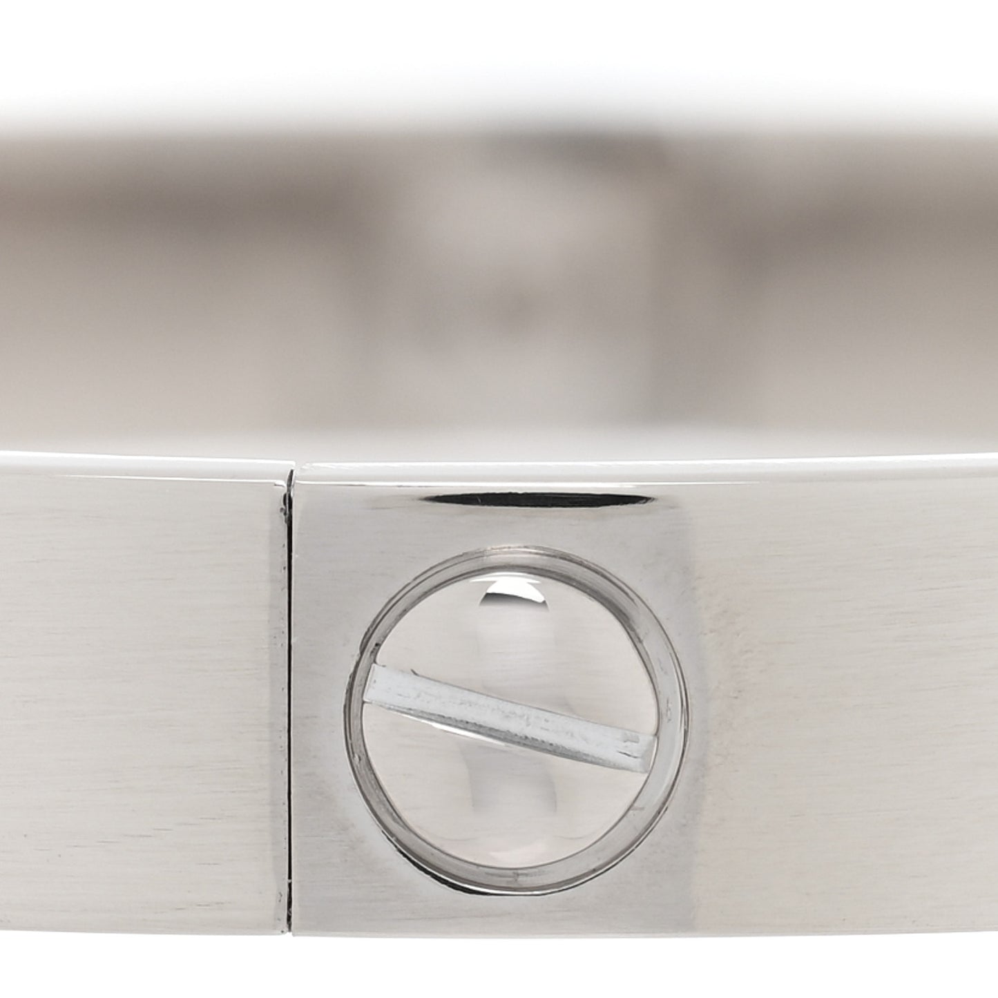 18K White Gold LOVE Bracelet 18