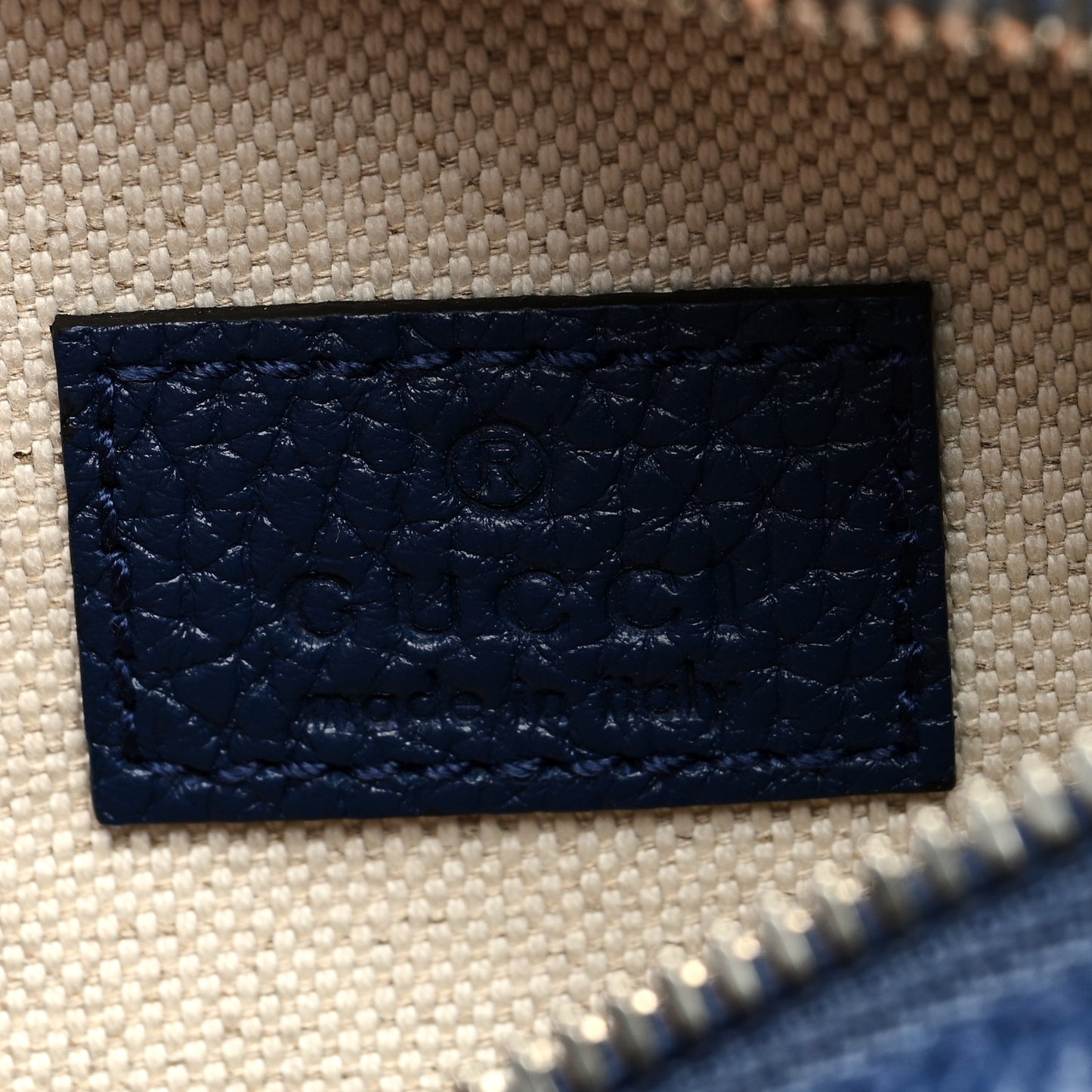 Piuma Calfskin Jumbo GG Embossed Small Belt Bag Royale